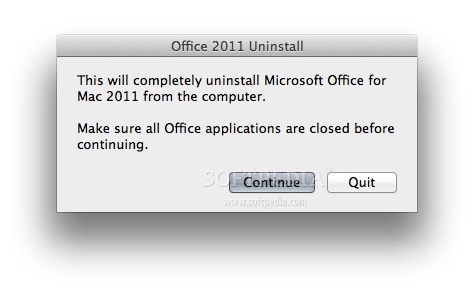 uninstall office 2011 mac osx